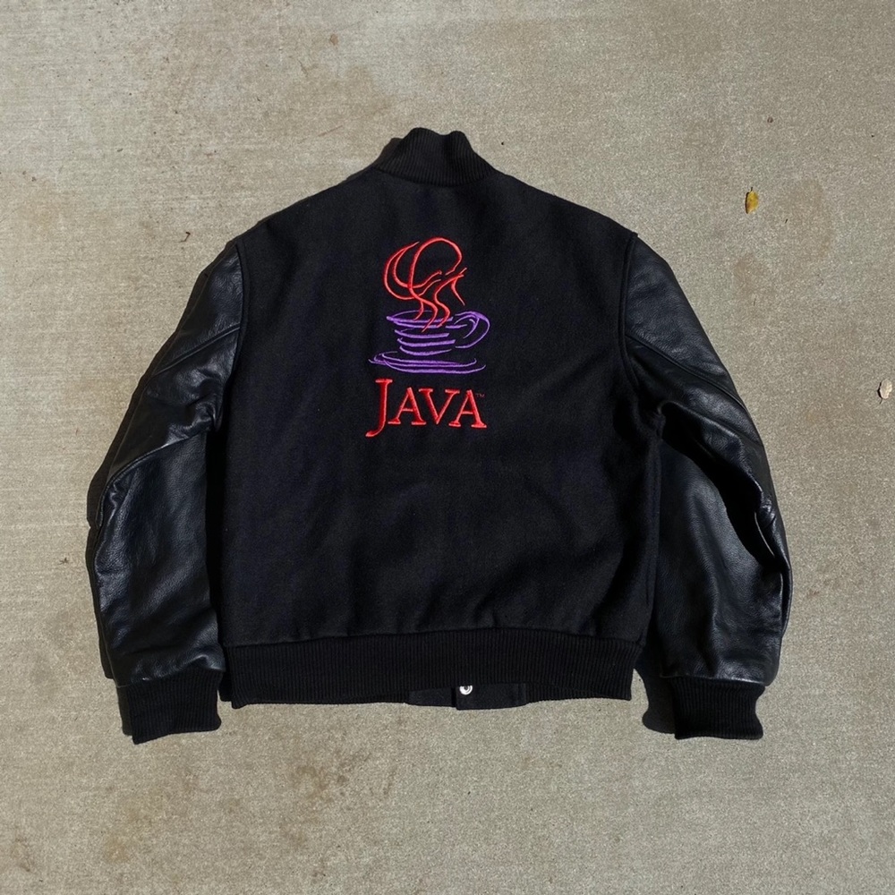 - Vintage Varsity Java X Sun Microsystems Varsity… - image 1